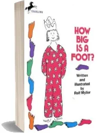 How big is a Foot download free [PDF and Ebook] by Rolf Myller year 1997
