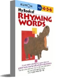 My Book of Rhyming Words download free [PDF and Ebook] by Publishing Kumon year 2004