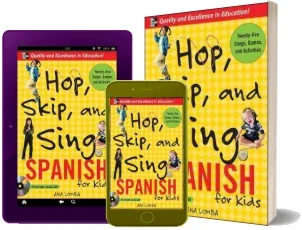 Hop, Skip, and Sing Spanish (Book + Audio cd) download free [PDF and Ebook] by Ana Lomba year 2006