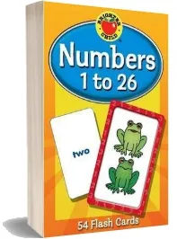 Numbers 1 to 26 Flash Cards, Grades pk - 1 download free [PDF and Ebook] by Brighter Child year 2006