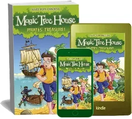 Magic Tree House 4: Pirates' Treasure! download free [PDF and Ebook] by Mary Pope Osborne year 2008