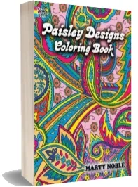 Paisley Designs Coloring Book download free [PDF and Ebook] by Marty Noble year 2008
