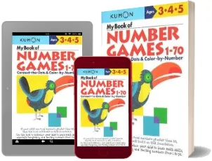 My Book of Number Games 1-70 download free [PDF and Ebook] by Kumon Publishing year 2009