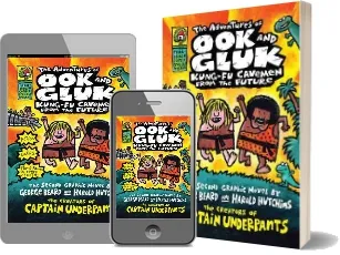 The Adventures of ook and Gluk, Kung-Fu Cavemen From the Future download free [PDF and Ebook] by Dav Pilkey year 2011
