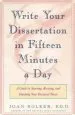 PDF Writing Your Dissertation in Fifteen min by Joan Bolker