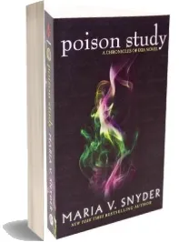 Poison Study download free [PDF and Ebook] by Maria V. Snyder year 2013