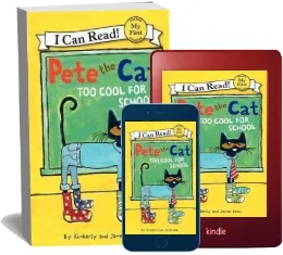 Pete the cat: Too Cool for School download free [PDF and Ebook] by James Dean year 2014