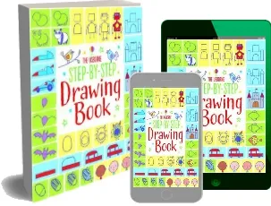 Step-By-Step Drawing Book download free [PDF and Ebook] by Fiona Watt year 2014