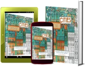 Fantastic Cities: A Coloring Book of Amazing Places Real and Imagined download free [PDF and Ebook] by Steve Mcdonald year 2015