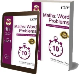 10-Minute Tests for 11+ Maths: Word Problems (Ages 10-11) - cem Test download free [PDF and Ebook] by Cgp Books year 2015