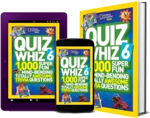 Quiz Whiz 6: 1,000 Super fun Mind-Bending Totally Awesome Trivia Questions download free [PDF and Ebook] by National Geographic Kids year 2015