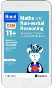 Bond 11+ Maths and Non-Verbal Reasoning Assessment Papers for the cem 11+ Tests: 10-11+ Years download free [PDF and Ebook] by Alison Primrose year 2015