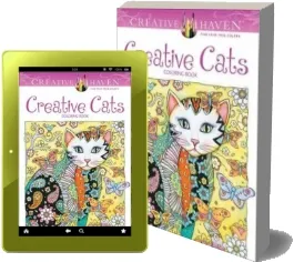 Creative Haven Creative Cats Coloring Book download free [PDF and Ebook] by Marjorie Sarnat year 2015