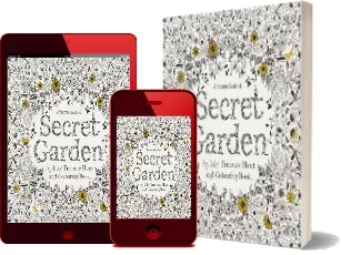 Secret Garden: An Inky Treasure Hunt and Colouring Book download free [PDF and Ebook] by Johanna Basford year 2015