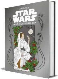 Star Wars art Therapy Colouring Book download free [PDF and Ebook] by Lucasfilm Ltd year 2016