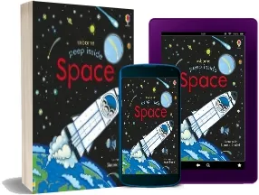 Peep Inside Space download free [PDF and Ebook] by Anna Milbourne year 2016