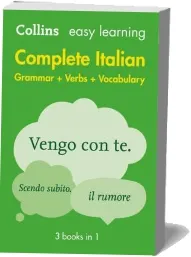 Easy Learning Italian Complete Grammar, Verbs and Vocabulary (3 Books in 1) download free [PDF and Ebook] by Collins Dictionaries year 2016