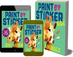 Paint by Sticker Kids: Zoo Animals: Create 10 Pictures one Sticker at a Time! download free [PDF and Ebook] by Workman Publishing year 2016