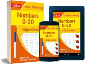 Numbers 0-20 age 3-5 Wipe Clean Activity Book download free [PDF and Ebook] by Collins Easy Learning year 2017
