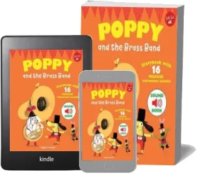 Poppy and the Brass Band: With 16 Musical Instrument Sounds! download free [PDF and Ebook] by Magali Le Huche year 2017
