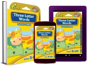 Puzzle Cards - Three-Letter Words download free [PDF and Ebook] by School Zone year 2018